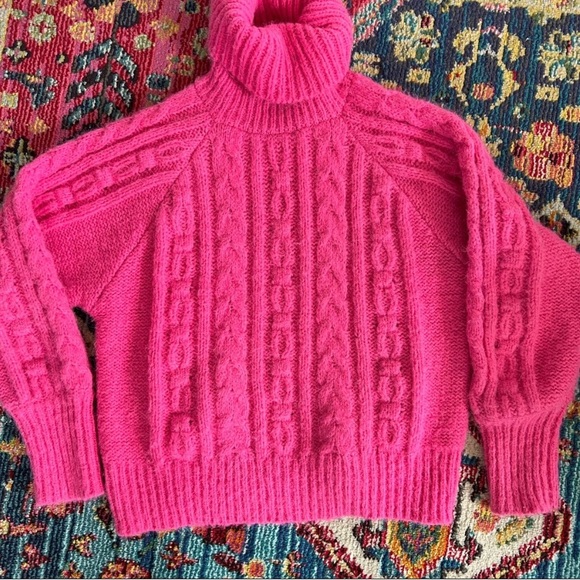 Hot Pink Sweater - Picture 3 of 5